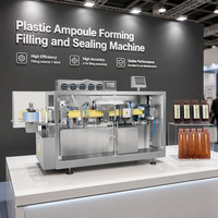 Machine automatique de remplissage et de scellage d'ampoules en plastique pour liquides oraux monodoses de 10 ml