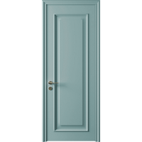 Porte intérieure moderne en bois de 40 mm d'épaisseur, surface CPL sans peinture, MDF insonorisant, résistant à l'humidité, chambre à coucher
