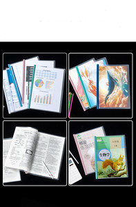 Cubierta de plástico A4, abrazadera de barra de Dibujo, carpeta de archivos con barra deslizante, suministros de papelería, Oficina - Product Image 3