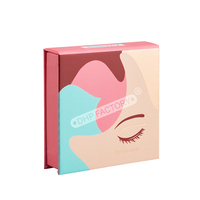 Boîte de papier en carton magnétique recyclable avec logo personnalisé avec séparateur de papier pour palette de blush emballage cosmétique et mallette de rangement