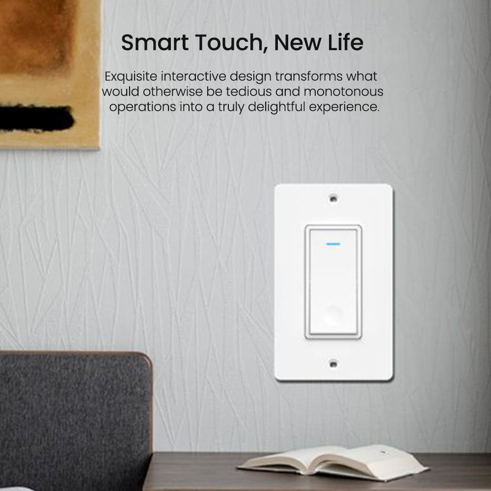 HONPNK High-Quality US Standard Wireless Smart Wall Switch With WiFi Remote Control Voice Control Wall Switch
