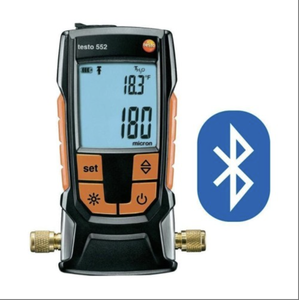 Manómetro Analógico Testo 552 con Registrador de Datos para HVAC, Medidor de Velocidad de Flujo y Vacío 0-26.66mbar, 1 Año de Garantía - Product Image 1