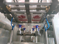 Machine d'emballage de boîtes, norme élevée, automatique, KXS-270S, machine d'emballage de pochettes de glace, machine d'emballage de pochettes Doypack
