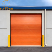 Porte à enroulement en acier galvanisé coloré, à levage manuel, pour entrepôt de stockage, volet roulant robuste pour entrepôt, à vendre