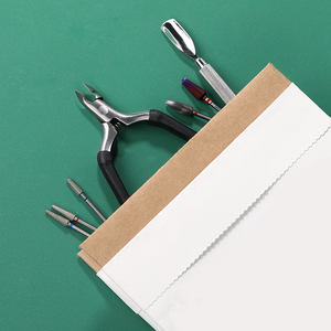 דוחף ציפורניים מקצועי מנירוסטה בצבע זהב, מזלג לציפורניים, דוחף ציפורניים שקוף למניקור - Product Image 4