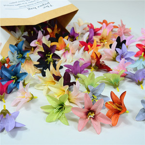 Dongchen Crafts <b>Artificial</b> Lily <b>Flowers</b> <b>Small</b> Silk <b>Flower</b> Realistic Home Decoration Wedding Props - Product Image 1