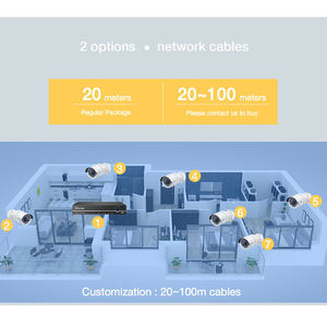 5MP 4CH 8CH POE NVR الصوت خارج كاميرا الأمن مسجل فيديو ل كشف الحركة POE IP كاميرا - Product Image 2