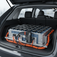 Kit DIY BMS Haute Tension ECBMS 600A 900A 96S 128S 1000V Maître-Esclave LiFePO4 BMS 16S-256S avec Écran Tactile LCD pour Batteries