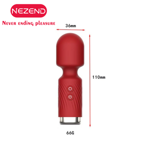 मिनी आकार का वांड मसाज वाइब्रेटर वांड सबसे छोटा मजबूत हैंडहेल्ड कॉर्लेस मालिश के लिए एकदम सही - Product Image 4