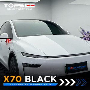 <span class=keywords><strong>Film</strong></span> de protection solaire nano-céramique noir 70VLT en gros pour pare-brise, haute performance, idéal pour les ateliers de beauté automobile avec service OEM - Product Image 2