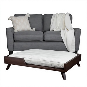 Cama Elevada de Lujo para Perros, Diseño Premium, Refrescante y Transpirable para Verano, con Base de Madera, Rectangular, con Laterales Extraíbles - Product Image 1