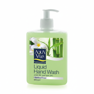 AquaVera Jabón Líquido Antiséptico a Base de SLS de 500 ml - Aroma a Bosque de Bambú, Certificado ISO 9001 - Product Image 2