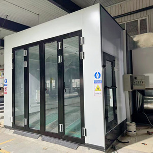 Certificado CE, cabina <span class=keywords><strong>de</strong></span> pulverización para coche, horno para hornear automóviles para máquina, trabajo <span class=keywords><strong>de</strong></span> <span class=keywords><strong>pintura</strong></span> corporal, horno <span class=keywords><strong>de</strong></span> pulverización tipo calefacción diésel o Gas/LPG - Product Image 4