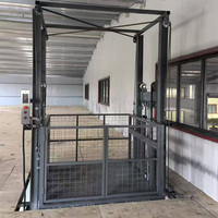 Plateforme élévatrice hydraulique à double rail de sol à sol pour entrepôt / Solution de transport vertical de matériaux efficace