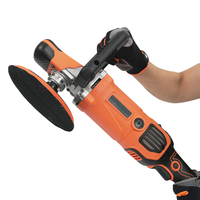 Polisseuse rotative pour voiture RYNEX certifiée ETL, 7 pouces, 1500 W, vitesse variable 800-3000 tr/min, polisseuse pour le detailing automobile professionnel