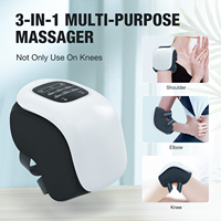 Appareil de massage intelligent pour le soulagement des douleurs arthritiques, avec physiothérapie infrarouge, compresse chaude, vibration, EMS et massage pneumatique du genou