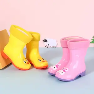 Wholesale rubber boots for children PVC Rain shoe kid rain boots price