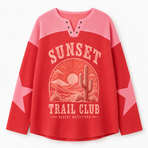Pull de hockey personnalisé en tricot gaufré, col en V, manches rayées, nom et numéro personnalisés, pull de sport - Product Image 2