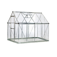 Serre en aluminium métal pour plantes structure de serre en polycarbonate kit serre d'intérieur cadre en aluminium serre de jardin arrière-cour