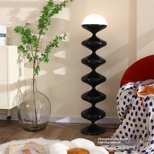 Hiện Đại E27 Sắt Đèn Sàn LED Đường Bầu Dọc Bảng Cho Phòng Khách Phòng Ngủ Ins Gió Đèn Sàn - Product Image 4