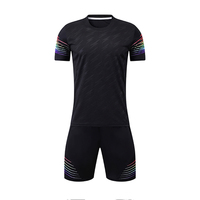 Conjunto de Camiseta de Fútbol de Manga Corta Transpirable con Logotipo Personalizado para Hombre, Uniforme Deportivo