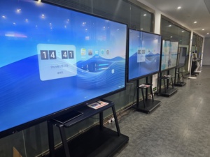 Tableau d'enseignement interactif intelligent de 65 pouces avec écran tactile, <span class=keywords><strong>TV</strong></span> numérique LCD, tableau blanc interactif pour les réunions - Product Image 2