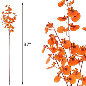 Orquídeas artificiales <span class=keywords><strong>de</strong></span> seda, flores falsas a granel para decoración <span class=keywords><strong>de</strong></span> boda, hogar y oficina - Product Image 2