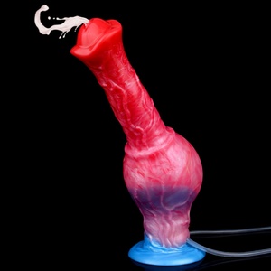 Godemiché gonflable fantaisie à jet de liquide, godemiché anal à nœud avec ventouse puissante, godemiché cheval, jouets pour adultes pour femmes et hommes - Product Image 1