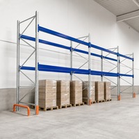 Estanterías Industriales de Acero para Almacenamiento de Palés, Acero Q235B para Fabricación Pesada con Refuerzo Vertical Robusto