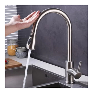 <span class=keywords><strong>Grifo</strong></span> automático de acero inoxidable <span class=keywords><strong>con</strong></span> <span class=keywords><strong>Sensor</strong></span> táctil, mezclador de fregadero, <span class=keywords><strong>grifo</strong></span> de <span class=keywords><strong>cocina</strong></span>, 2 funciones - Product Image 1