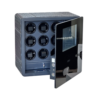 Weierxin an toàn da đen xem Winder Tempered Glass Kỹ Thuật Số vân tay kết hợp khóa tiền gửi an toàn hộp - Product Image 1