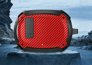 Para beats <span class=keywords><strong>Studio</strong></span> buds +/Para beats <span class=keywords><strong>Studio</strong></span> buds Funda protectora de fibra de carbono para auriculares TPU PC Heavy Duty Armor Cover + HOOK - Product Image 3