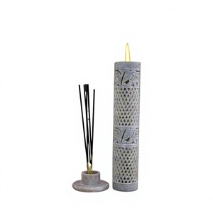 Diseño muy exclusivo, nueva colección, el mejor quemador de incienso de esteatita y soporte de palo, forma de torre para decoración de templo en casa, artículo de regalo - Product Image 1