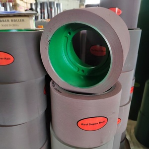 بكرات تقشير مطاطية 6 "SBR/NBR مصممة بالألوان على أسطوانة حديد لماكينة تقشير الأرز قطع غيار مطحنة الأرز - Product Image 3