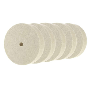 2 "3" 4 "5" 6 "7" 8 "pollici gioielli abrasivi in feltro di lana lucidare ruote lucidanti per smerigliatrice da banco - Product Image 6