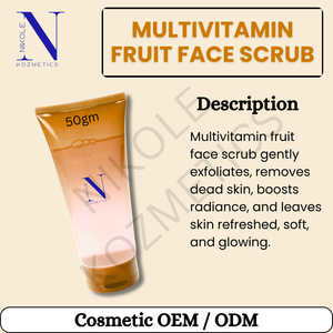Exfoliante Facial Multivitamínico de Frutas, Limpiador Facial Suave con Extractos Naturales para Uso Diario, Piel Suave y Radiante - Product Image 6