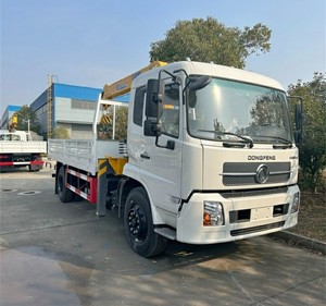 รถบรรทุกติดเครน Dongfeng 4x2 พวงมาลัยซ้าย 5 ตัน 6.3 ตัน 8 ตัน 10 ตัน ขายตรงจากโรงงาน - Product Image 3