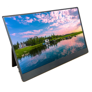 Monitor portabel 14 ", layar portabel 1080P IPS Display Laptop ekstender dua layar Monitor Laptop untuk Laptop telepon pintar