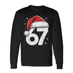 Maglietta a maniche lunghe Xmas Gen Alpha Slang Meme Youth 67 Christmas - Product Image 2