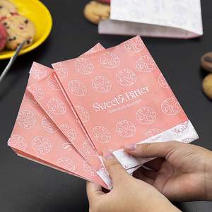 Wholesale White Biodegradable Eco-Friendly Greaseproof Oilproof Waterproof Recyclable Pizza Food Packaging Kraft Paper <b>Bags</b> - Product Image 4