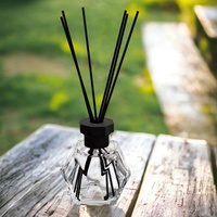 Ensemble cadeau diffuseur de parfum à bâtonnets de luxe, grand format, vide, 200 ml, en verre avec couvercle, vente en gros
