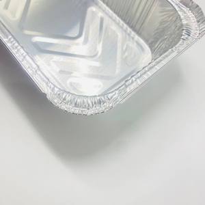 <span class=keywords><strong>Precio</strong></span> de fábrica al por mayor Durable 500ps por caja RE2514 1100ml Rectángulo Contenedores de papel de aluminio Reciclable de grado alimenticio WANHAO - Product Image 4