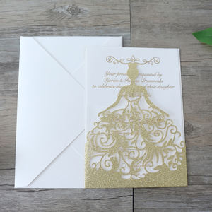 Enveloppe de poche rouge <span class=keywords><strong>vin</strong></span> élégante, carte d'invitation de <span class=keywords><strong>mariage</strong></span>, découpée au Laser, cartes cadeaux de vœux, fête - Product Image 5