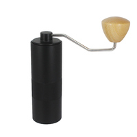 Ensemble de cafetière de haute qualité ensemble de cadeau de cafetière à la main de 6 pièces en acier inoxydable 304 noir pour ensemble de cafetière