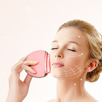 Masseur facial électrique avec micro-courant et chaleur pour le visage, le cou, le lifting, la vibration, le massage Gua Sha, outil de beauté rechargeable