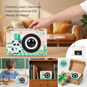 Nouveau kit d'assemblage de radio en bois créatif pour l'éducation STEM, jouets éducatifs pour enfants, apprentissage des enfants - Product Image 5