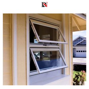 Dernière maison Flexible Double <span class=keywords><strong>vitrage</strong></span> Bois Révéler Australian Type Aluminium <span class=keywords><strong>Anti</strong></span> <span class=keywords><strong>Bruit</strong></span> Verre Top Hung Standard Auvent Fenêtre - Product Image 6