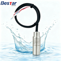Transmetteur de niveau d'eau submersible en acier inoxydable, sortie 4-20 mA, 0-10 V, portée 5 m-100 m, capteur de niveau de liquide RS485 pour eau douce