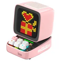 Altavoz Bluetooth Divoom Ditoo-Pro Retro Pixel Art RGB LED con Control por Voz y App, Gadget Divertido, Alarma Inteligente, Idea de Regalo Perfecta