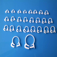 Colliers de serrage à double mâchoire à cliquet réglables en plastique, métriques 3,8-27,6 mm, type OEM